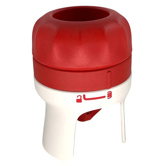 Tupperware Vegetable Cutter Spiralizer Handy Veggie Noodle Cutting Tool Red - Picture 13 of 13